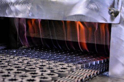 Powder metal process step4 sintering