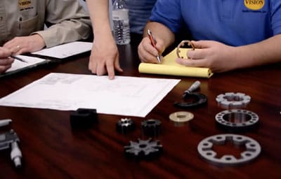 Vision QC team meeting